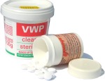Sterilising powder and equipment