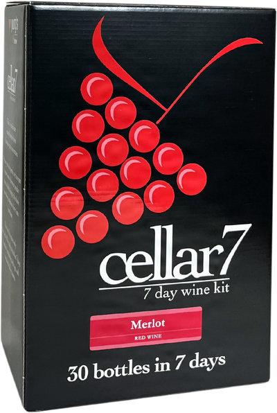 Cellar 7 Merlot Wines Kit 30 bottle