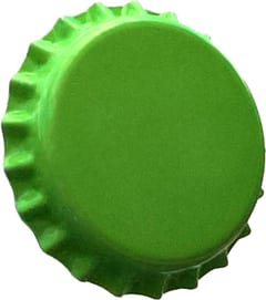Crown Caps Lime Green Crown Caps (45s)