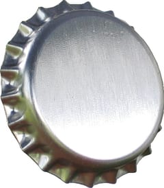 Crown Caps Silver Crown Caps (45s)