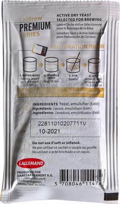 Lalbrew Lager Yeast Diamond 11 g