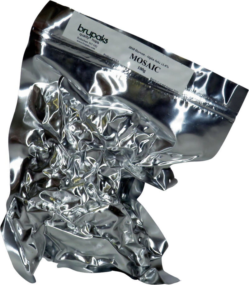 Brupaks Vacuum Packed Hops Mosaic (USA) 100 g