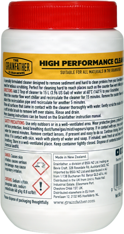 Grainfather High Performance Cleaner 500 g