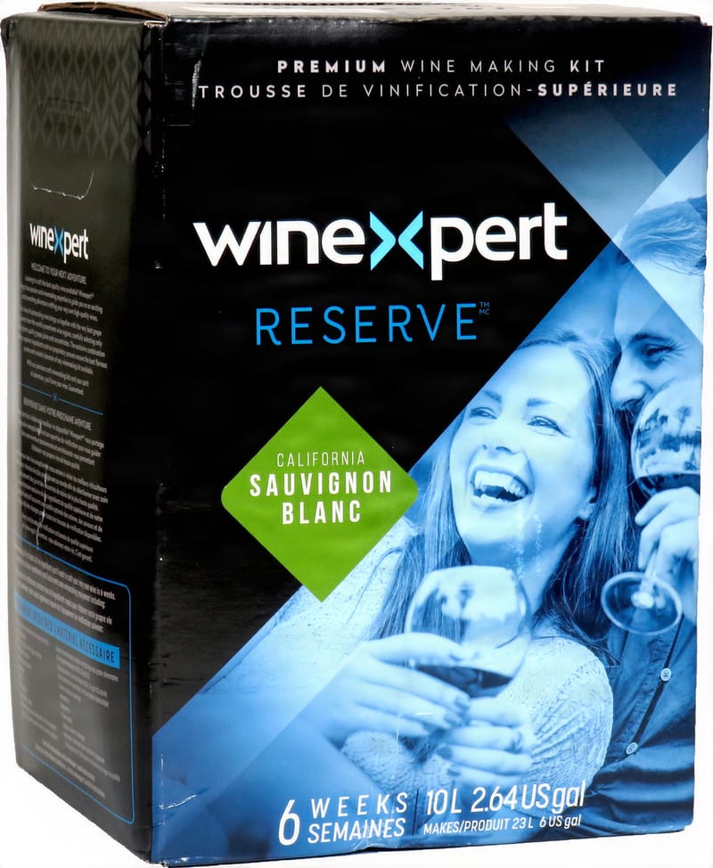 Winexpert Reserve Californian Sauvignon Blanc Wines Kit 30 bottle